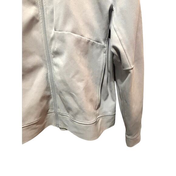 LULULEMON Men's Beige "Raw Linen" Zip Zeroed In Track Jacket Size Extra Large XL - Picture 3 of 7
